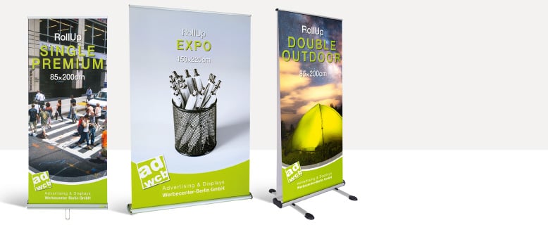 Low priced retractable banner stands